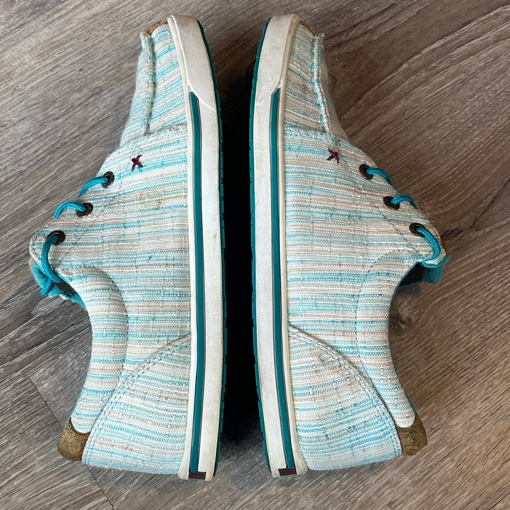 Twisted X Hooey Loper Sneakers Loafers Multicolor Blue Uppers Womens 8 - Picture 6 of 10